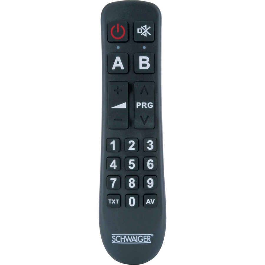 Schwaiger 2in1 Universalfernbedienung Comfort Plus in Schwarz - Bild 2