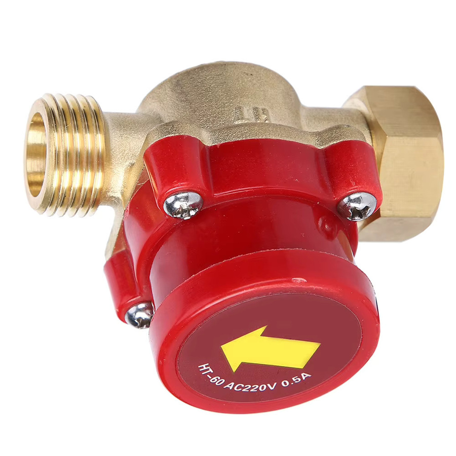 Qiilu Automatische Wasserpumpe mit Durchflusssensor und Drucksteuerung HT-60, Farbe: Rot, Anschluss: G1/2in, 220V, 60W - Bild 5