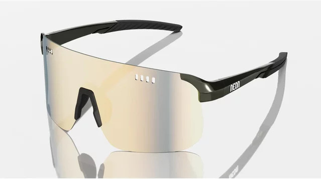 Neon Sky 3.0 Air Sonnenbrille, randlos, Unisex, grün, gold, TR90 - Bild 1