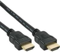 InLine High Speed HDMI-Kabel mit Ethernet, HDMI auf HDMI, Schwarz, Länge: 10,0 m - Bild 1
