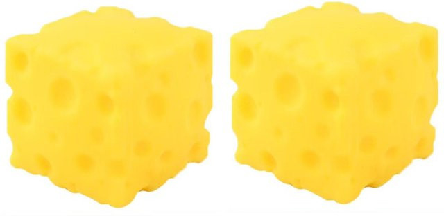 Explosionssimulations-Quadratkäse-Spielzeug, kreatives Rückprall-Dekompression-Käse-Artefakt Entlüftungsspielzeug - Bild 1