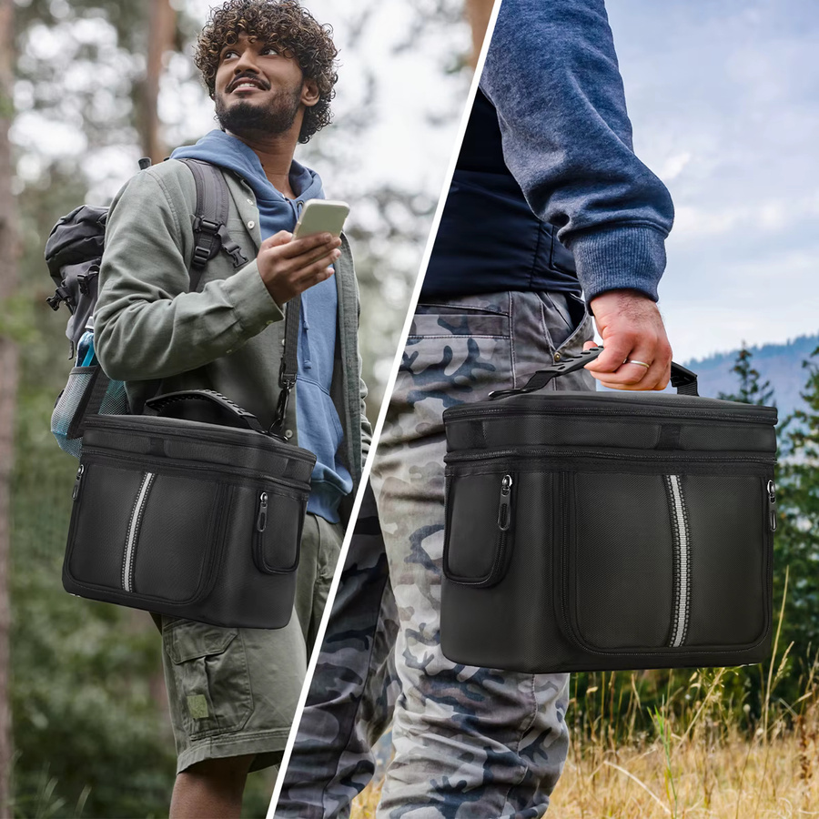 BLUETTI Elite 30 V2 Reise-Tragetasche für Solargenerator EB3A, wasserdichte Tasche mit Griff und Riemen, Schwarz - Bild 3