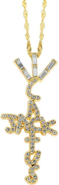 Scott Cactus Jack Anhänger Halskette, Gold, Zirkonia, Unisex - Bild 1