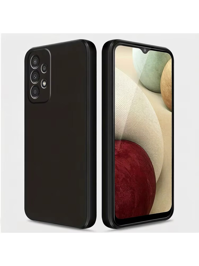 Premium Flüssigsilikon-Hülle für Samsung Galaxy A13 4G in Grün und Schwarz mit Anti-Fingerabdruck-Beschichtung und glatter Oberfläche - Bild 7