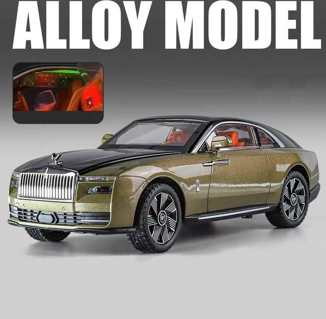 Linyi toy car Rolls Royce Spectre, Modellauto, 1:24, Metall, mit Ton und Licht, ab 18 Jahre - Bild 1