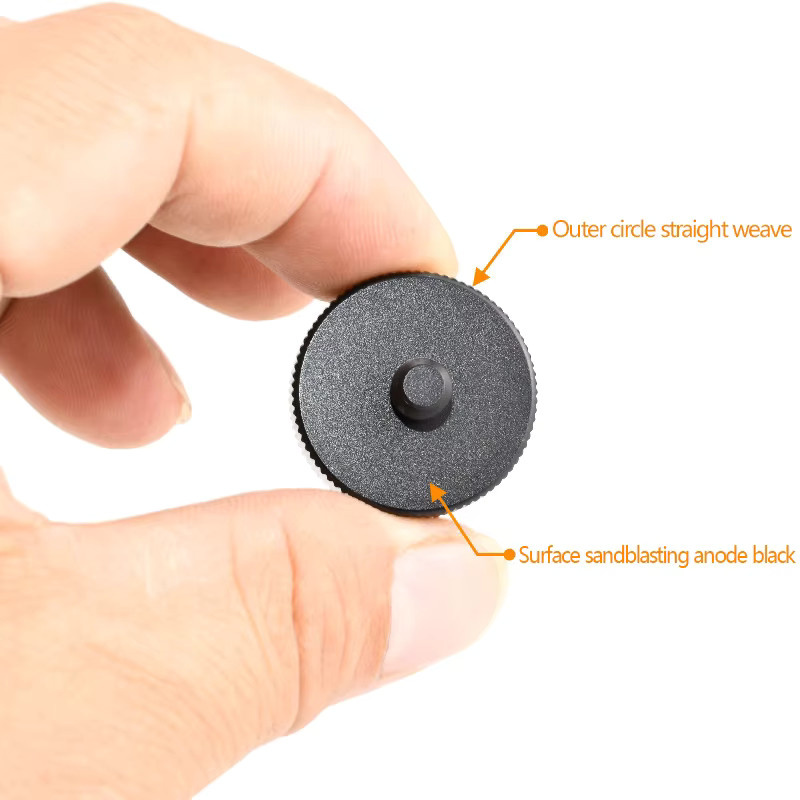 JETTING Universal Kamera Umwandlung Schraube mit 1/4 Zoll auf 3/8 Zoll Dual Muttern, Stativ Schraube und Quick Release Mount Adapter, Schwarz - Bild 2