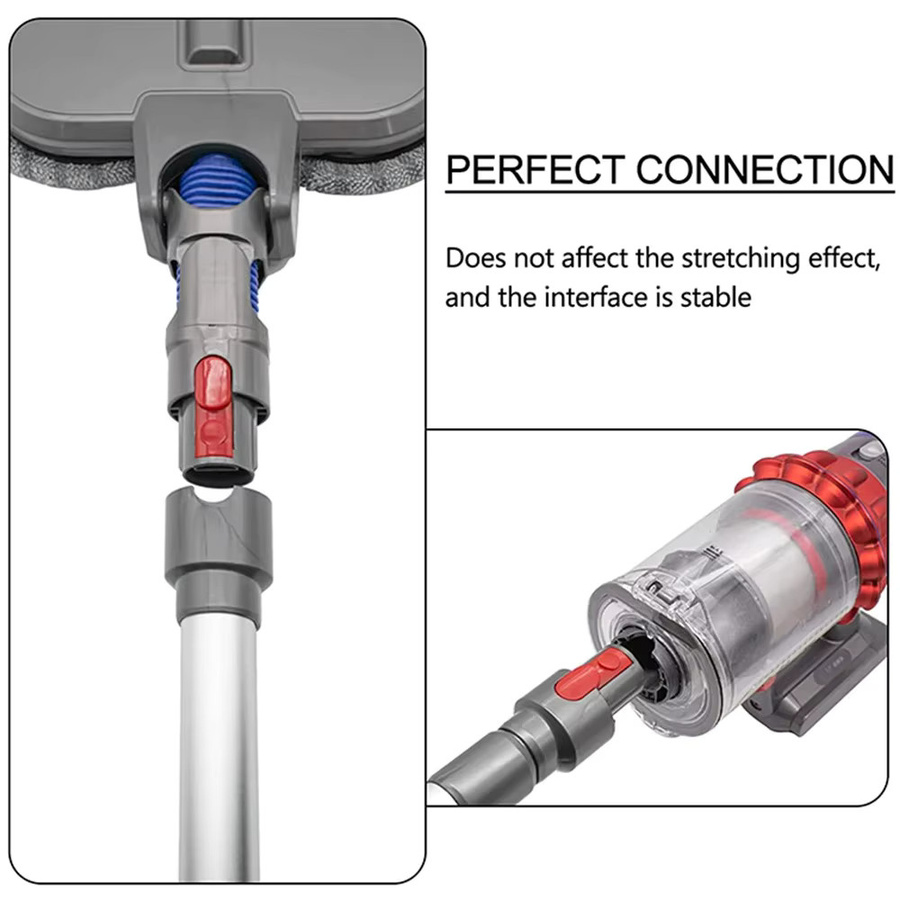 Dyson Teleskopstange Verlängerungsrohr in Rot für V7 V8 V10 V11 V15 Staubsauger, Länge: 70,0 cm - Bild 2