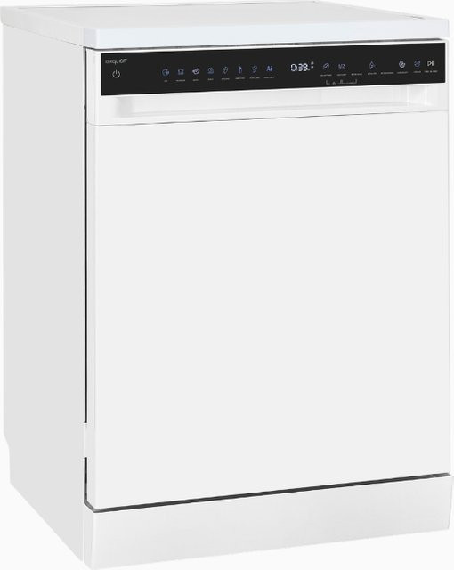 Exquisit Geschirrspüler GSP9616-450B weiss, freistehend mit Aquastop, B/T/H: 59,8 x 60,0 x 84,5 cm - Bild 1