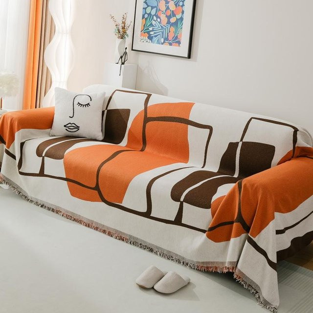 Luxuriöser Chenille Sofabezug für alle Jahreszeiten, kratzfest und maschinenwaschbar, B/H: 180 x 130 cm - Bild 1