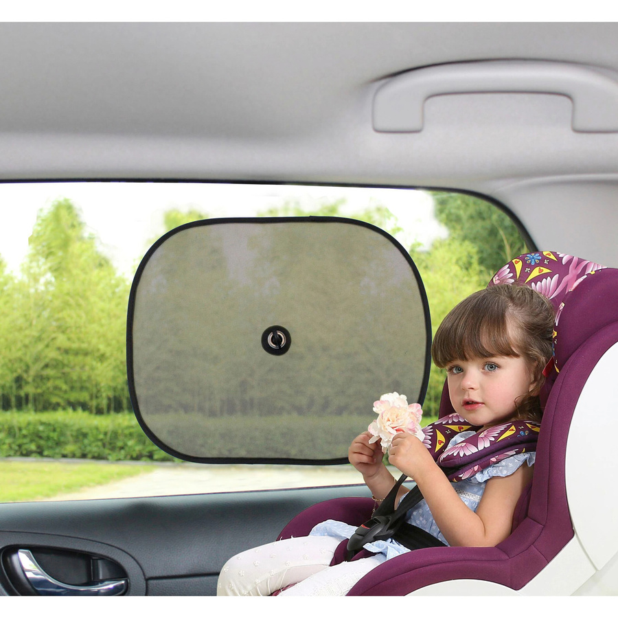 Babycab 2er-Pack Sonnenschutz, schwarz, faltbar - Bild 2