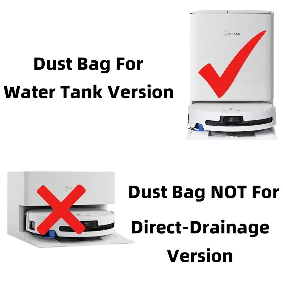 OSSIEAO Zubehör-Set für Ecovacs T90 Pro Omni, T90 Omni, X12 PRO OMNI, X9S Pro Omni, X9S Omni und Yeedi M16 Infinity mit Hauptbürste, Seitenbürste, Filter, Staubbeutel und Wischtuch - Bild 2