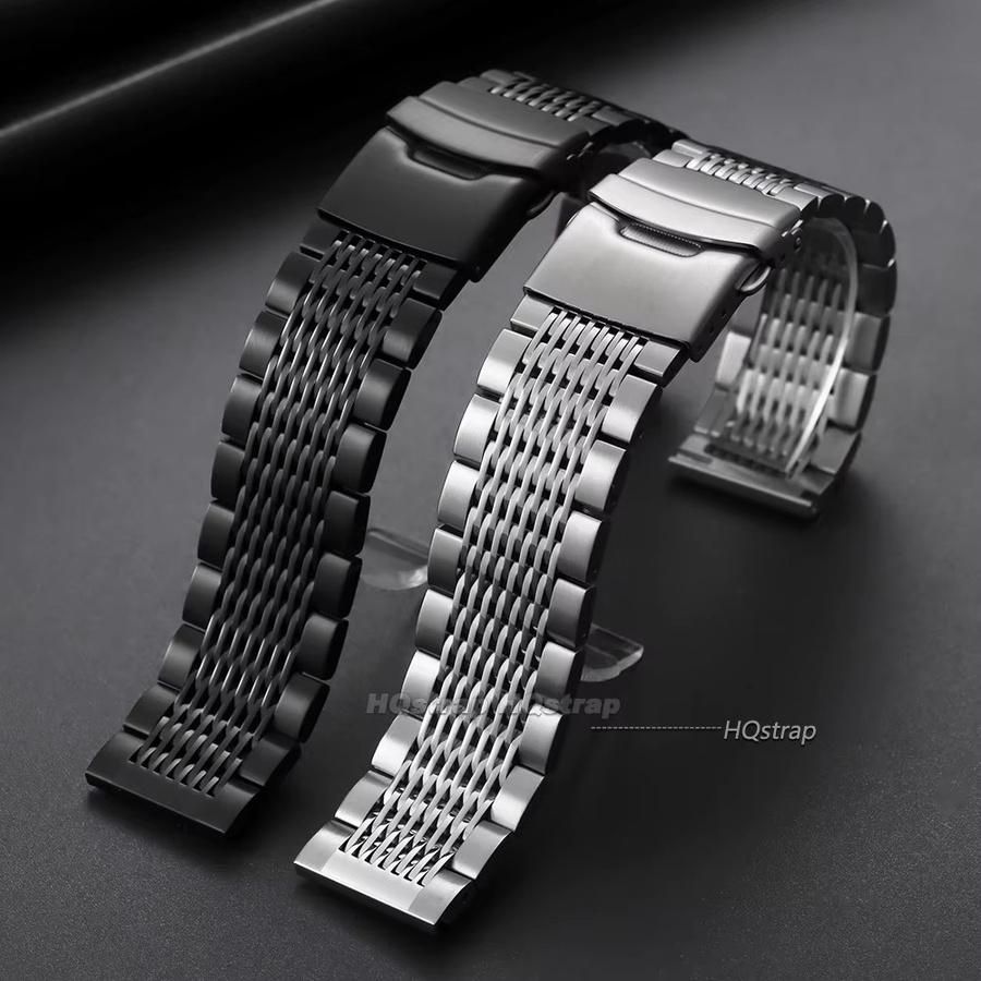 HQstrap Uhrenarmband Mesh-Edelstahl, Silber, Unisex - Bild 1