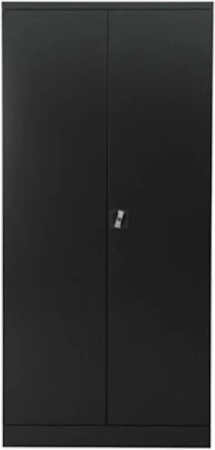 PROREGAL Stahlschrank Bee mit 4 Fachböden und Schließbares Türsystem in Anthrazit, H x B x T: 195 x 92 x 60 cm