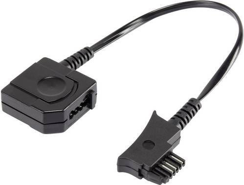 Basetech Telefon Adapter Schwarz mit 1x TSS-Stecker und 1x TAE-N/F-Buchse - Bild 1
