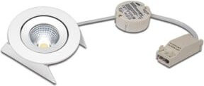hera LED-Einbauleuchten Set, weiß, dimmbar, warmweiß - Bild 1