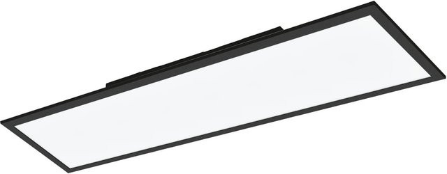 Eglo LED-Deckenleuchte Salobrena-Z Zigbee modern eckig in Weiß und Schwarz mit Dimmer und Fernbedienung - Bild 1