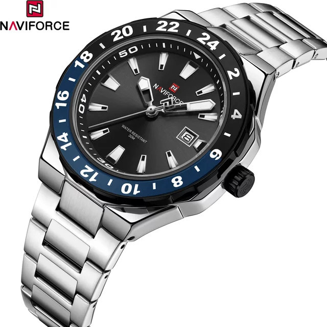 NAVIFORCE Armbanduhr, Quarz, Edelstahl, Herren - Bild 1