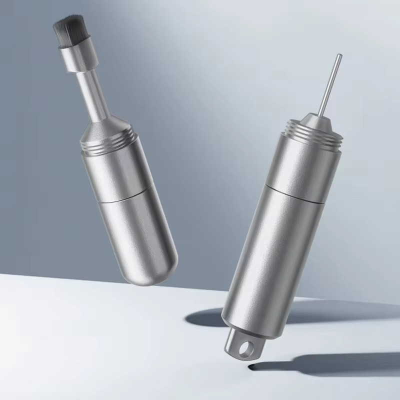 Macdot Werkzeug-Set für iPhone und AirPods mit SIM-Karten-Entfernungswerkzeug, Reset-Stift und Reinigungsbürste in Schwarz und Silber - Bild 3