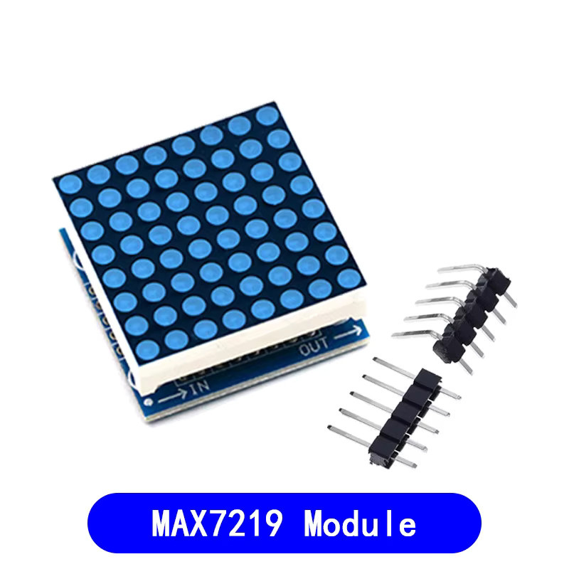 STJF Max7219 Punkt Matrix Modul DIY Kit rote LED-Anzeige zur MCU-Steuerung - Bild 3