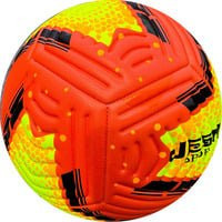 VEDES Fußball Größe 5 in Orange aus PVC mit Nylon-Einlage unaufgeblasen - Bild 1