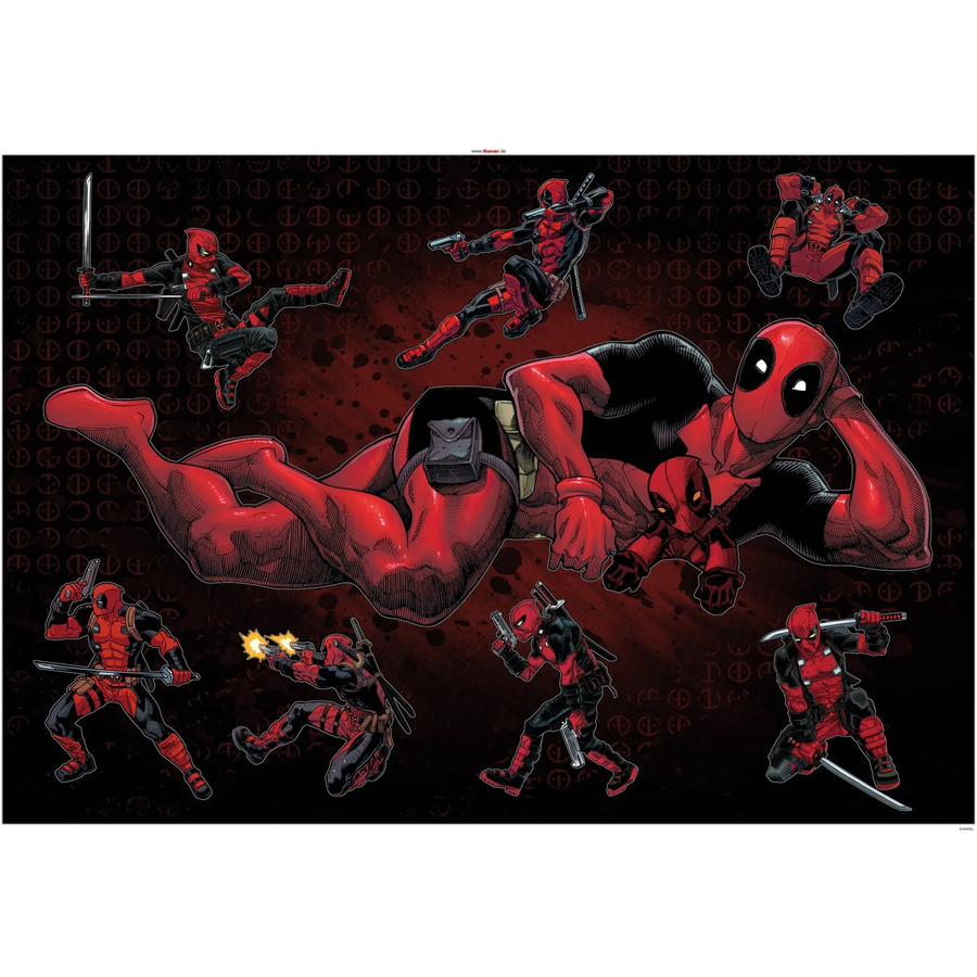 Komar Deko-Sticker Deadpool Posing Breite: 100 cm, Höhe: 70 cm - Bild 2