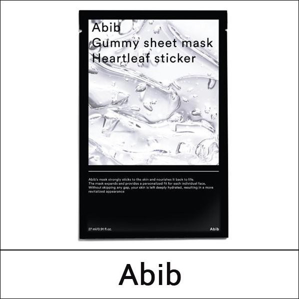 Abib Gummy Sheet Mask Heartleaf, 270 ml, für empfindliche Haut - Bild 1