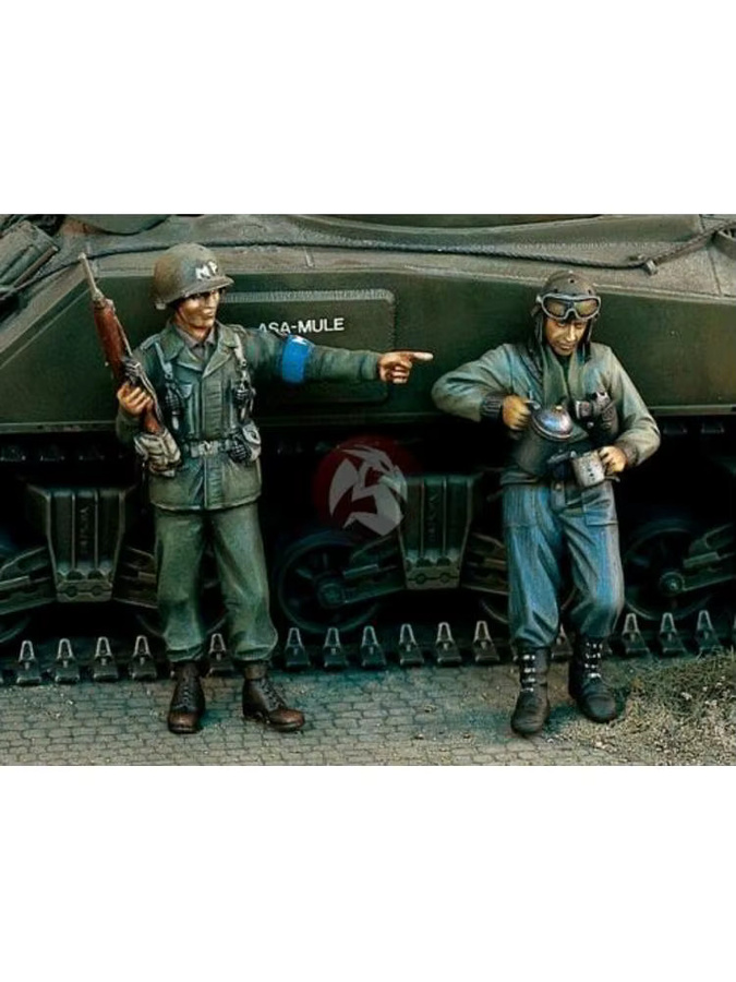 Harz Us MP Pointing to Drink Coffee mit Öltanker History Mini, Modellbausatz, 1/35, 2-teiliges Set - Bild 2