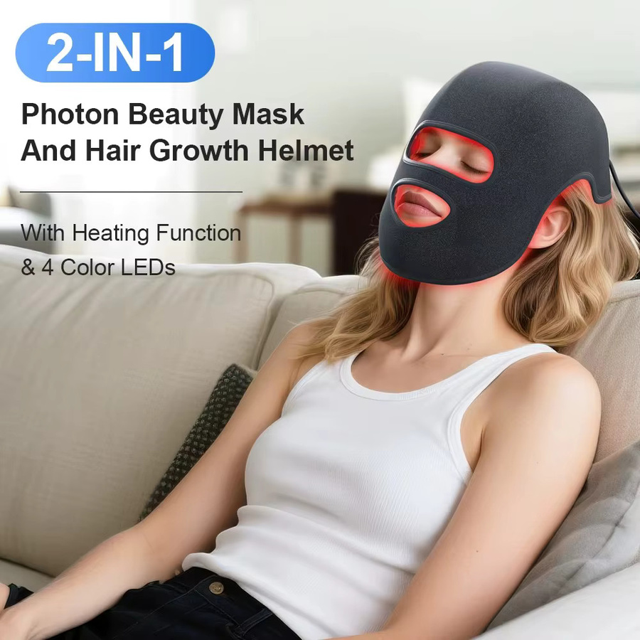 vilnason LED-Mütze & Gesichtsmaske LLLT, Haarwuchs-Gerät - Bild 5