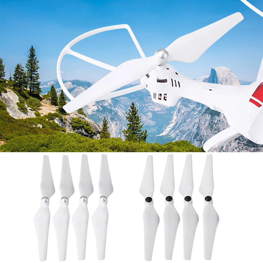 8-teiliges Set DJI selbstsichernde Propeller CW CCW Quadrocopter-Blätter in Weiß für Phantom 2/3 - Bild 3