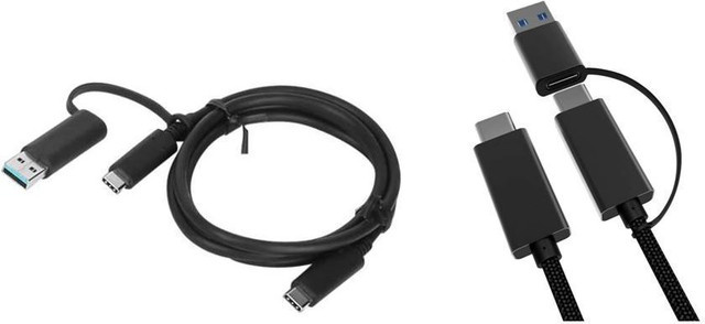 Microconnect USB-C Kabel USB 3.2 Gen 1 Schwarz, Länge: 1 m - Bild 1
