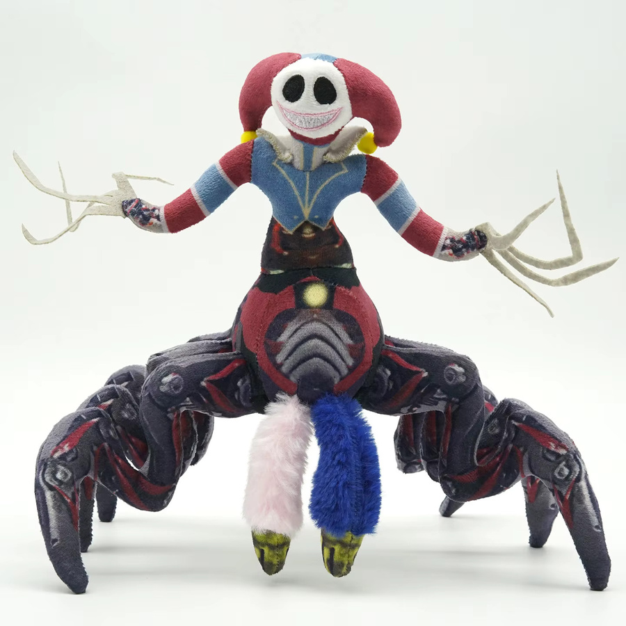 Poppy Playtime Sechsbeiniger Clown-Spinnen-Monster Plüschtier, ab 18 Jahren - Bild 1