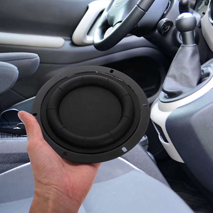 Foxnovo Passiver Bass-Kühler 6,5 Zoll Runde Vibrationsmembran für DIY Subwoofer in Schwarz - Bild 5