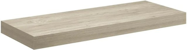 vidaXL Schwebendes Wandregal in Eichefarben, modern und matt, B/T/H: 60 x 23,5 x 3,8 cm - Bild 1