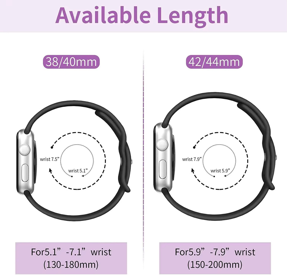 Uhrenarmband Silikon, Unisex - Bild 3