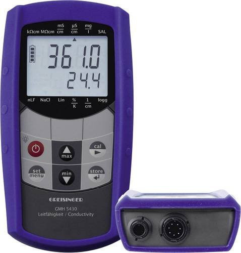 Greisinger GMH 5430 Kombi-Messgerät für Leitfähigkeit, Salinität, TDS und Temperatur in Purple - Bild 1