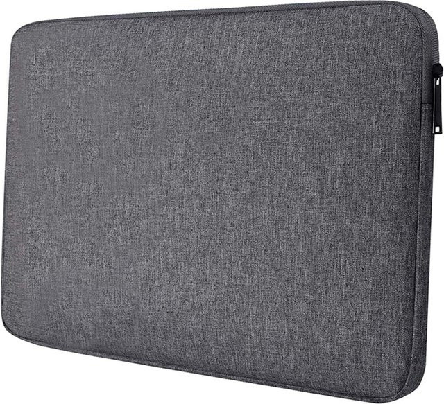 Wasserdichte Laptop-Hülle von KOJESHUN in Denim-Optik für MacBook Pro Air M1, Lenovo, Dell, HP, Huawei und Xiaomi, Farben: Blau und Grau - Bild 1