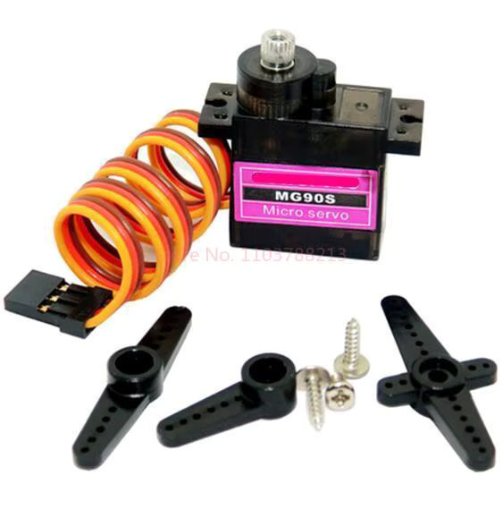 EVYVKV Mg90s Servo, Flugzeug Modell Teile und Zubehör, Kunststoff, Schwarz - Bild 3