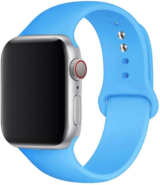 MY-CASE Uhrenarmband Silikon, blau, Unisex - Bild 1