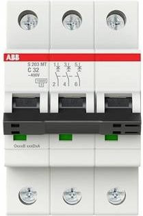 ABB S203MT-C32 Sicherungsautomat 32A 400V MCB in Weiß - Bild 1