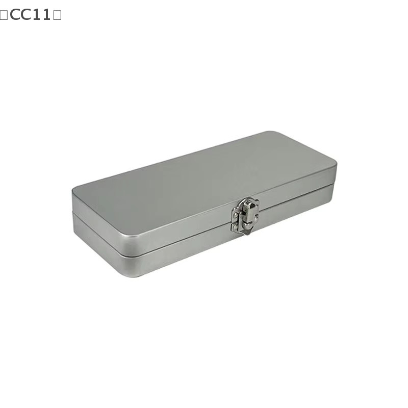itariaCC11 soiZ Metallbox mit Deckel in Silber für Bürobedarf und Kosmetika - Bild 5