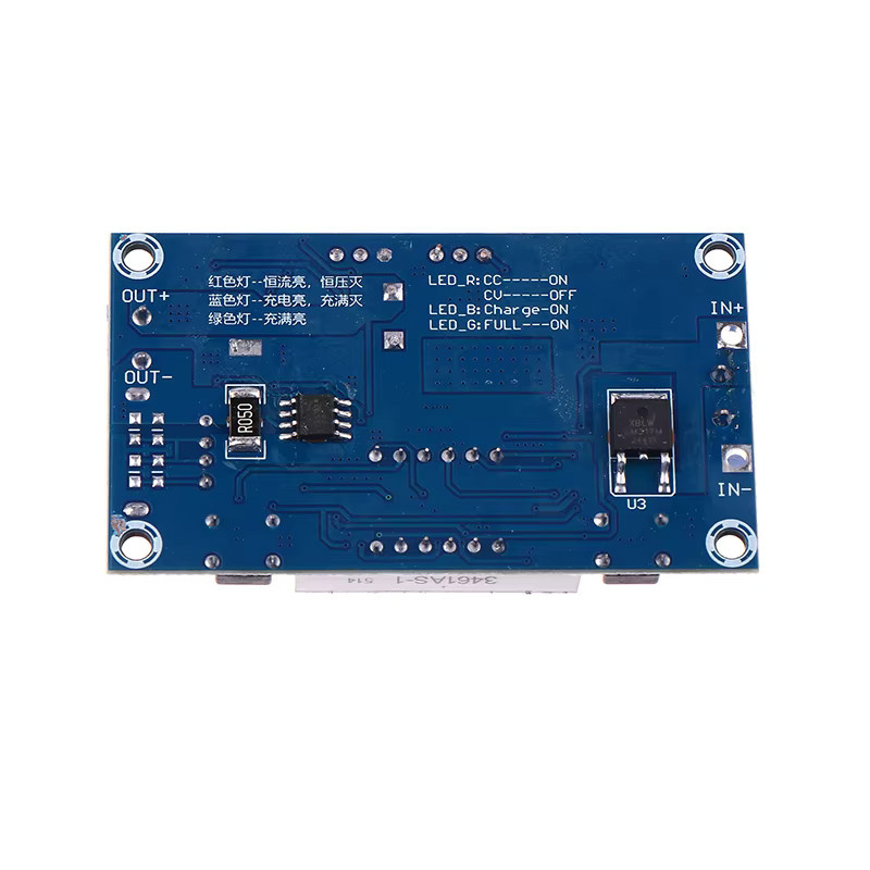 XL4015 DC-DC Buck-Modul mit Voltmeter-Anzeige, 75W 5A LED-Treiber und Lithium-Batterieladegerät, Blau - Bild 3