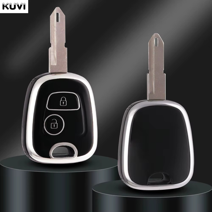 Kuvi TPU Auto Remote Key Case Cover Shell für Peugeot und Citroen als Schutzhülle für Schlüsselfernbedienungen - Bild 2