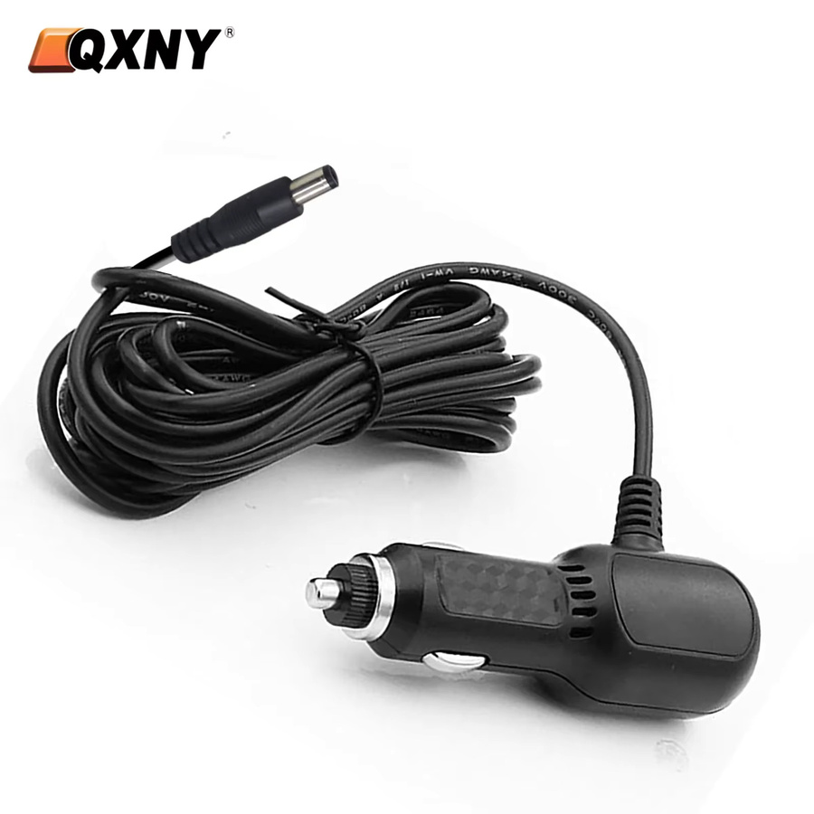 QXNY USB-Zigarettenanzünder-Adapter mit USB-C Anschluss für 12 V und 24 V, Netzteil für DashCam, GPS, DVR, Telefon und Tablet, Schwarz - Bild 2
