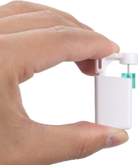 Nasenpiercing-Kit mit Nasenstecker, white, Unisex - Bild 1