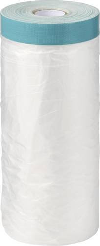 TOOLCRAFT Abdeckfolie Transparent aus PE mit Klebeband, Länge: 17 m, Breite: 2,6 m - Bild 1