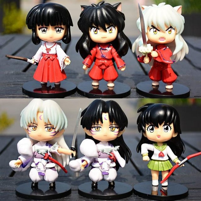 Fashnics Inuyasha Actionfigur Q Version PVC Modell Puppe - Bild 1