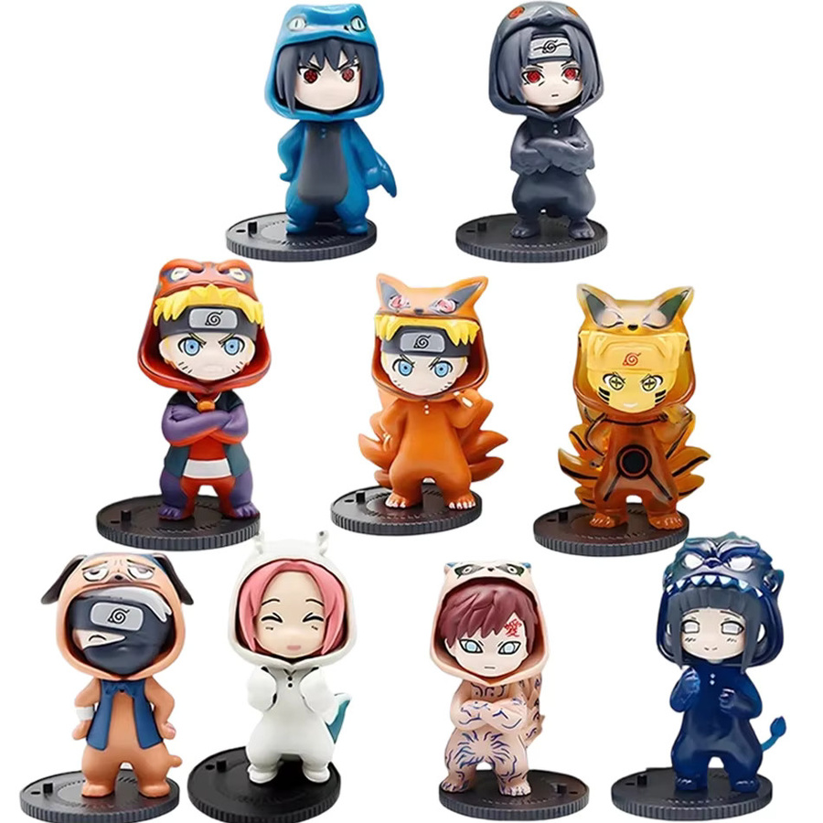 Bandai Naruto, Blindbox, 9-teiliges Set, PVC-Spielzeug - Bild 3