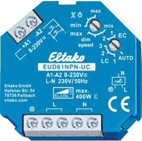 Eltako Universal-Dimmschalter EUD61NPN-UC für Unterputz und Aufputz - Bild 1
