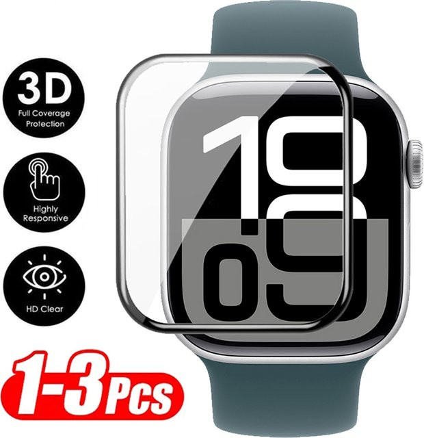Apple Displayschutzfolie Silikon, transparent, Unisex - Bild 1