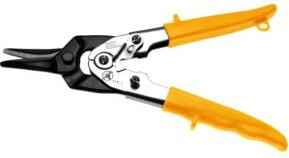 BGS Do it yourself Blechschere gerade schneidend aus gehärtetem Stahl in Gelb, Länge: 260 mm - Bild 1